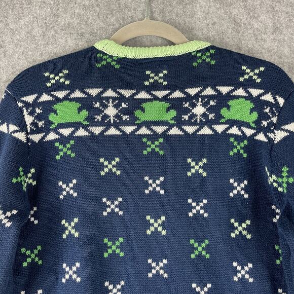 Star Wars The Mandalorian Grogu Holiday Sweater Mens Medium Ugly Christmas Yoda - Picture 10 of 13